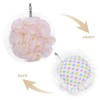 minkissy Exfoliating Shower Loofah Sponge Soft Mesh Body Scrubber for