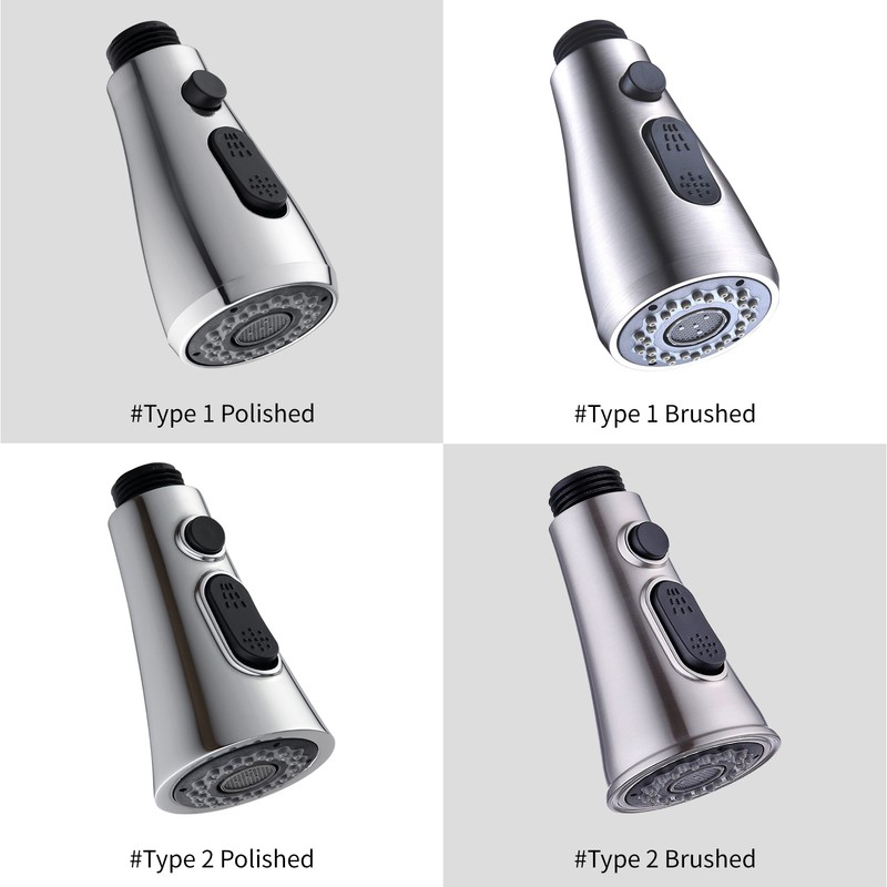 Faucet Spayer Head Sink 3 Functions Spray Head G1/2 Pull