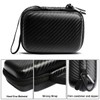 Jiusion Hard Travel Storage Carrying Case Include Carabiner and Strap