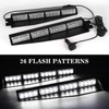 ASPL 32LED Visor Lights 26 Flash Patterns Windshield Emergency Hazard