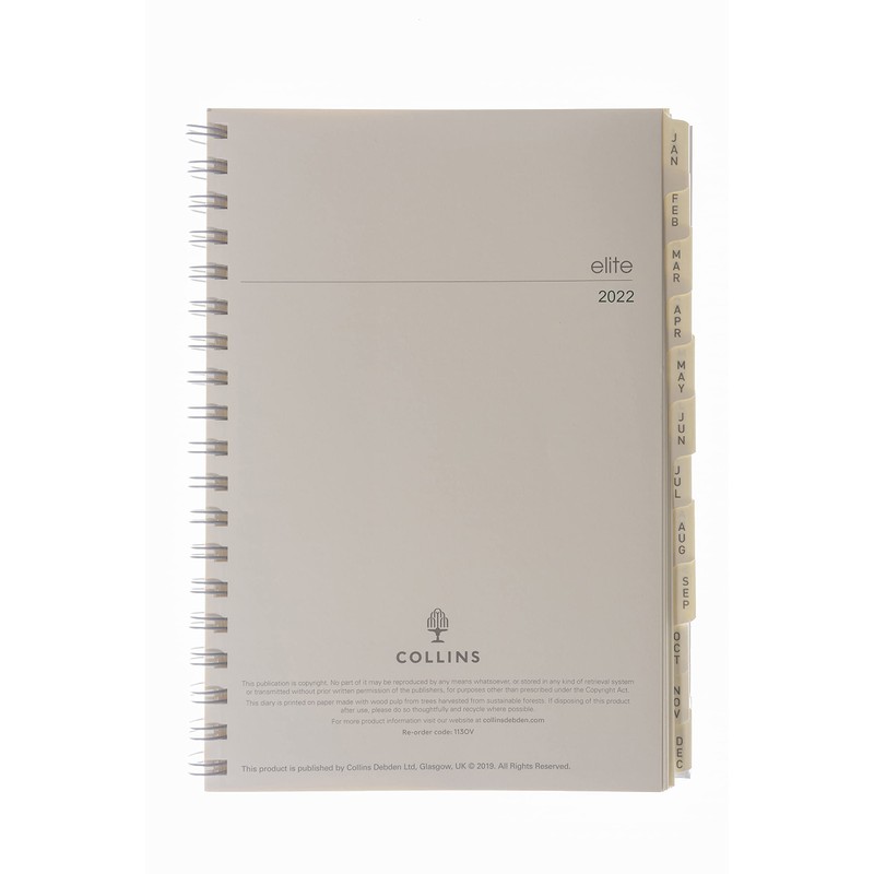 Collins Elite Executive Week to View - 2022 Diary Refill