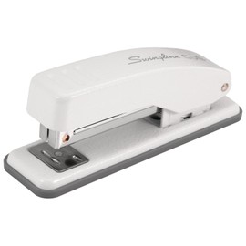 Swingline Stapler, Cub Compact Desktop Stapler, 20 Sheet Capacity, Metal, Arctic White (S701067)
