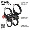 Scosche PSMUFE-VA1 Universal Fire Extinguisher Mount Kit, Quick Release Car