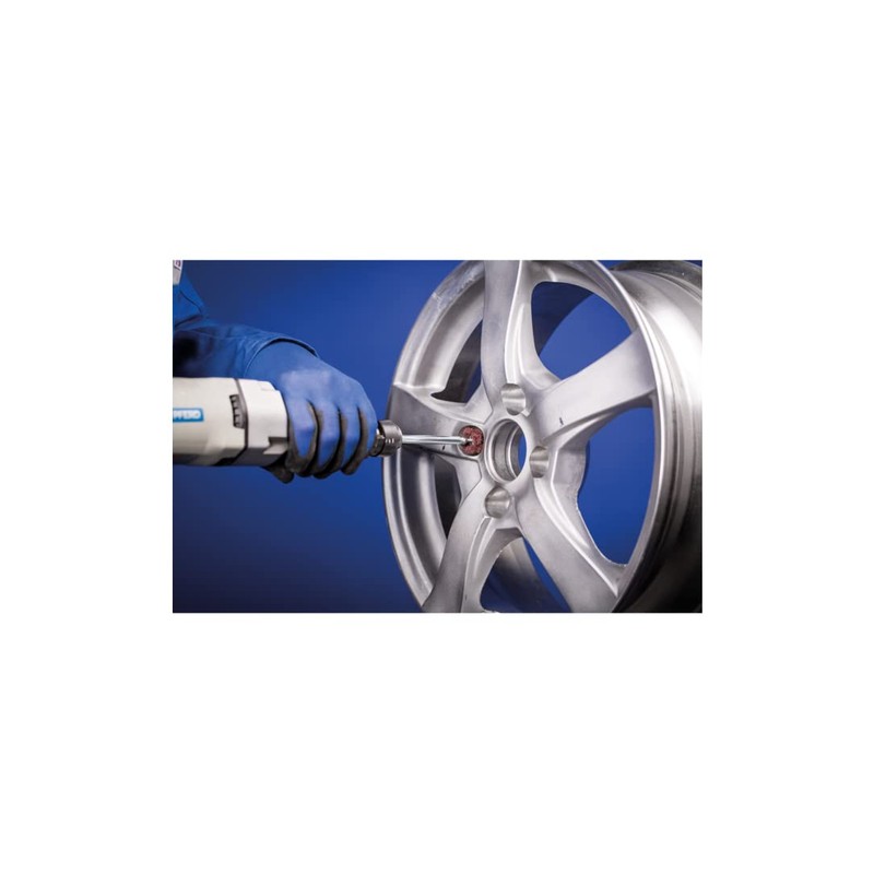 Pferd 44698253" Polinox Mounted Grinding Wheel, Red