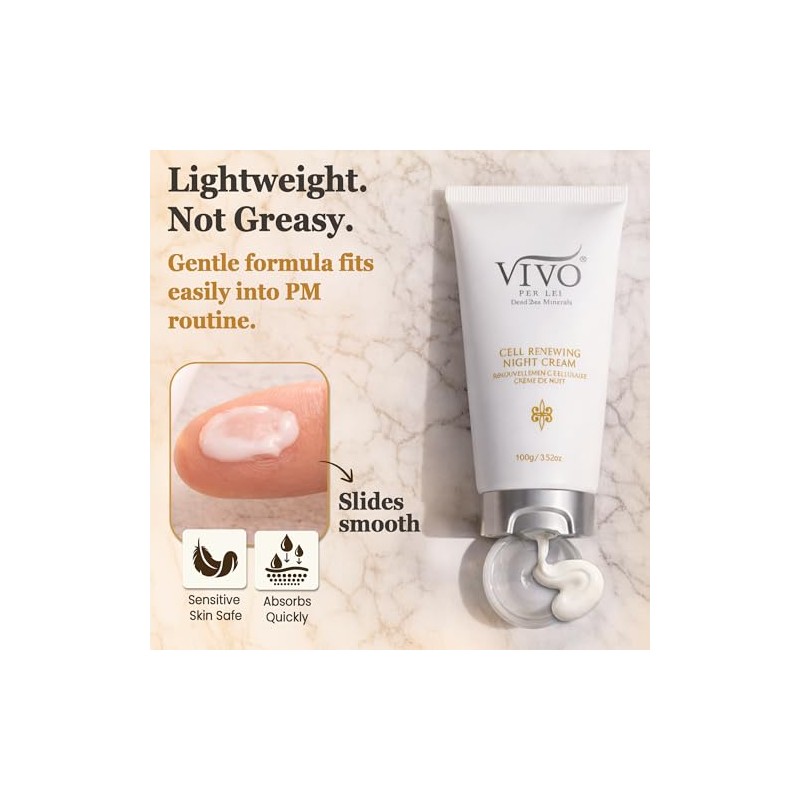 Vivo Per Lei Cell Renewal Night Cream, 1.7-Fluid Ounce