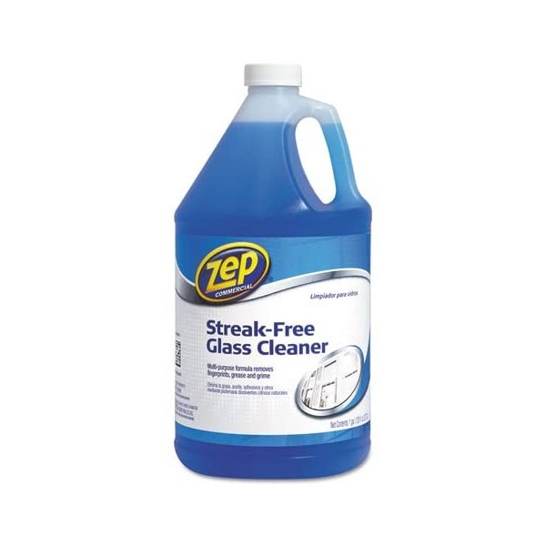 Zep Commercial - Streak-Free Glass Cleaner, Pleasant Scent, 1 gal Bottle ZU1120128 (DMi EA