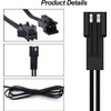 jose2015 2PCS EL Wire Splitter 7 Way,7 Female to 1