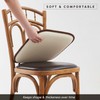 Elegant Comfort 6 Pack Chair Cushion Covers - Skid-Proof Rubber