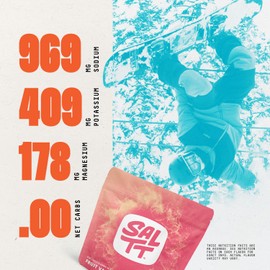 Keto Chow SALTT Electrolytes Powder Flavored Drink Mix - All Things Fruit - 30 Hydration Packets - Magnesium, Potassium, Sodium, Trace Minerals - Zero Sugar & Gluten Free - Travel Essentials