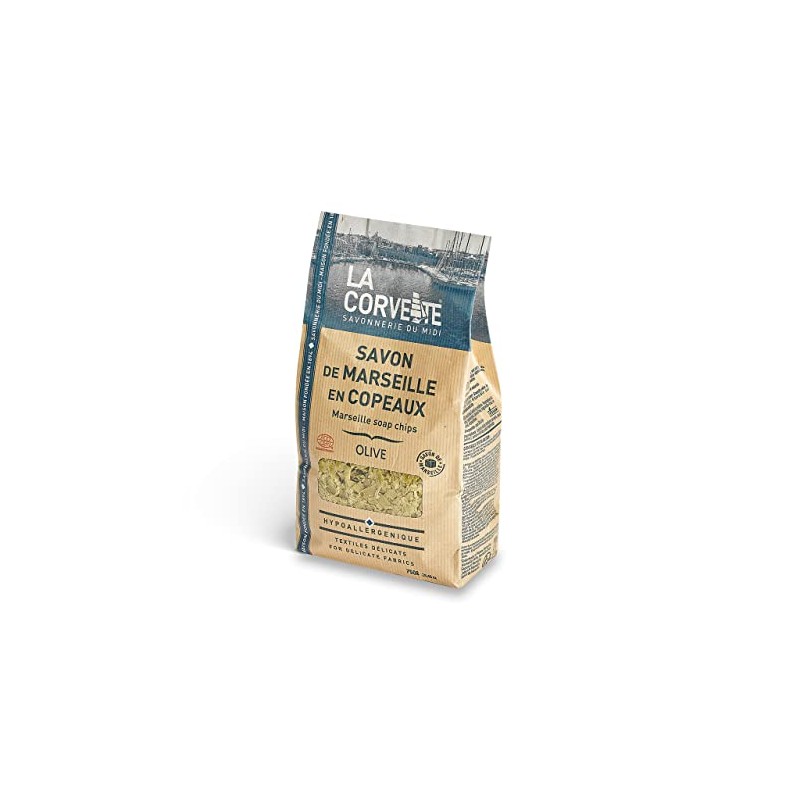 LA CORVETTE - SACHET DE SAVON DE MARSEILLE EN COPEAUX