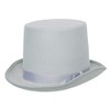 Underwraps Unisex Adult Felt Top Hat Costume Accessory-Grey, Gray, One
