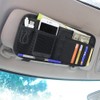 LIVANS Car Sun Visor Organizer, Vehicle Visor Storage Pouch, Auto