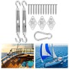 Stainless Steel Hardware Kit Screw Rhombus Hook Spring Buckle Shade