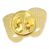 PinMart's Gold Plated Theater Mask Lapel Pin – 1 Piece