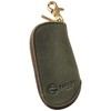Leather Workshop PARLEY FE-11 Parley Key Case, Key Pouch, 4 Layers, Women's, Men's, Deerskin Leather, Brand, Car Keys, Smart Key, Compact, Cute, Fashionable, green (dark green)