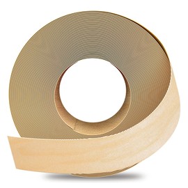GSCIT Club Birch Edge Banding, 1 1/2 inch x 25ft roll of Veneer Wood Edge Banding Pre-glued Flexible, Wood Tape Banding for Cabinet Repair Furniture