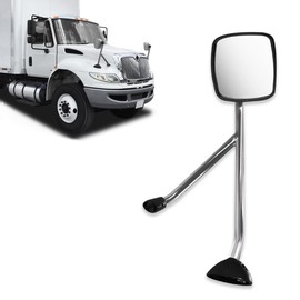 Chrome Hood Mirror for 2002-2019 International Durastar Trucks 2002-2019,Right Passenger Side