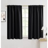 PANELSBURG 48 Inch Length Small Window Curtains for Kitchen,Thermal Insulated