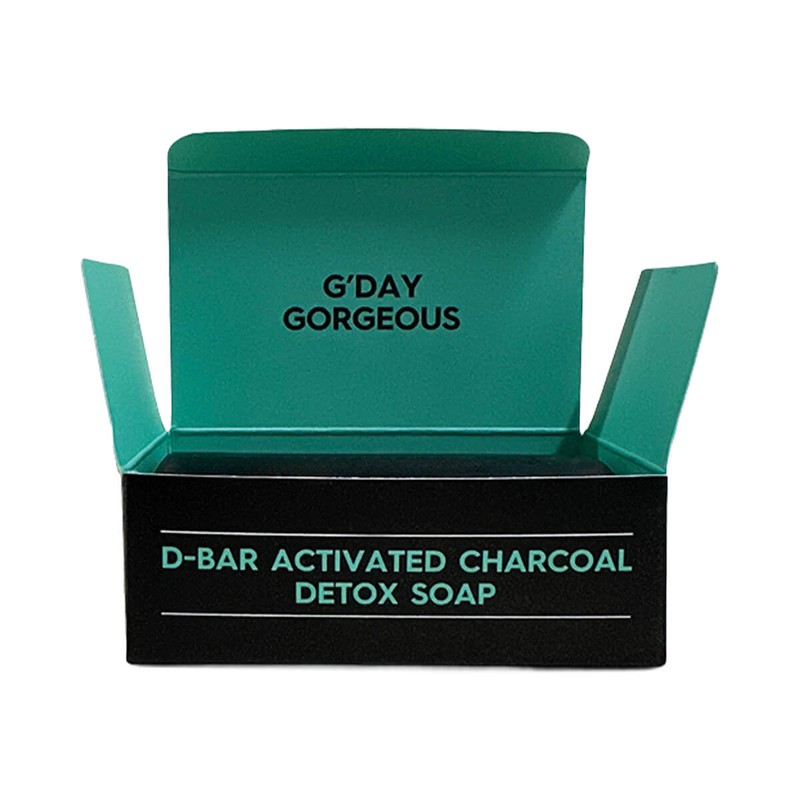Black Chicken Remedies D-Bar Activated Charcoal Detox Soap, 100g