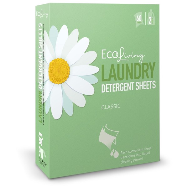 Eco Living Laundry Detergent Sheets 60 - Classic - Discontinued Brand