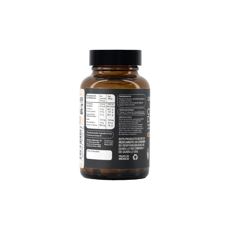 Hongo Cordyceps Y Melena De León Kit Energía 60 Caps