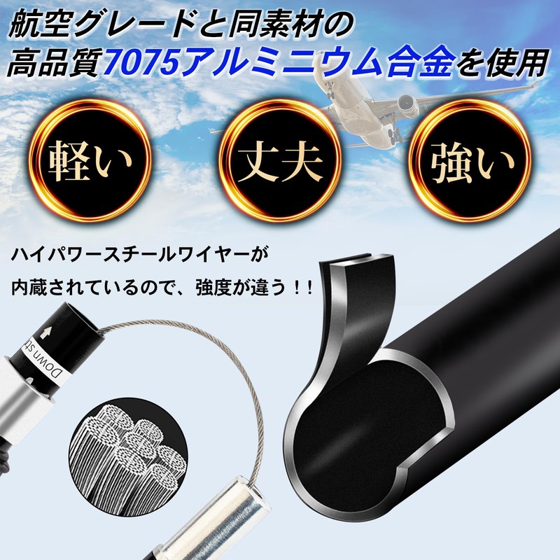 ISEFUJI トレッキングポール 登山 杖 折りたたみ 軽量アルミ製 2本セット アウトドア ウォーキング ステッキ