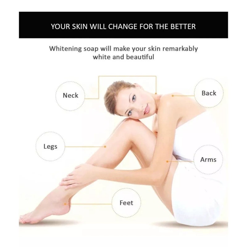 Mafab Jabón Aichun Blanqueador Axilas Rodilla Zonas Íntimas Leche