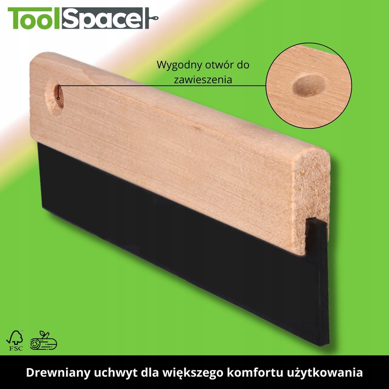 ToolSpace Rubber Spatula Joint Spatula Tiles with Rubber Lip Spatula