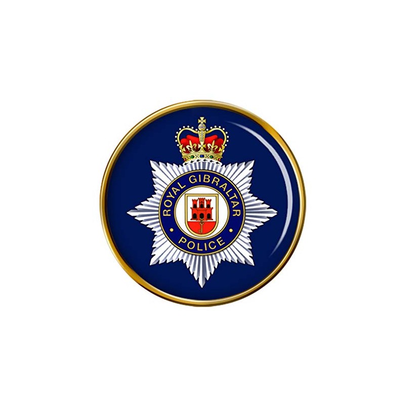 Royal Gibraltar Police Pin Badge, gold, Einheitsgröße