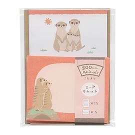 Zoom-in Animal 5422403 Mini Letter Set, Meerkat, Cute Animal