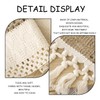 EPCDBBRT 1 Piece Woven Table Runner, Tassel Table Runner, Table