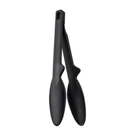 Kai Kasanaru DE5777 Tongs, Dishwasher Safe, Easy to Clean, Stackable Storage, Black