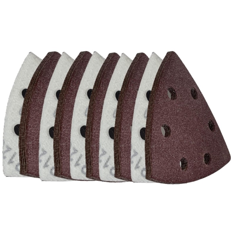 Sandpaper Triangle Sander, Pack of 60, Mix 20 x Grit