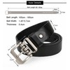 JingHao Men's Leather Belt, 110-170 cm, Denim Belt, Designer Buckle,