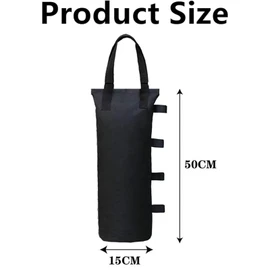 4 Pcs 15*50cm Heavy Duty Canopy Weight Bags for Pop up Canopy Tent, Canopy Leg Weights Sand Bags for Instant Outdoor Camp Sun Shelter Patio Umbrella, Windproof Weight Bags for Gazebo Folding Tent (4)