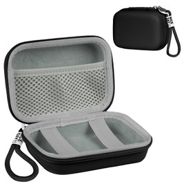 Ainiv Digital Camera Case, Compact Camera Pouch for Sony ZV-1/for Ricoh GR/for Casio zr1000/for Canon G7/SX720/for Panasonic ZS110, Travel Cameras Storage Holder for Accessories SD Card (Black)