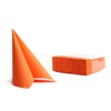 Napkins 38 x 38 cm Soft Point Plain Orange Pack