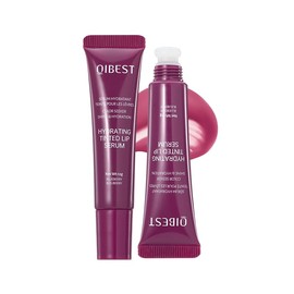 Tinted Lip Serum Gloss – Hydrating Lip Plumper with Natural Shine | Nourishing Jelly Lip Tint for Soft, Full Lips | Non-Sticky, Long-Lasting Color, Moisturizing Lip Makeup (04# Purple Grape)