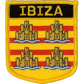 klicnow Ibiza Shield Patch 7cm x 6cm