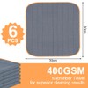 Adiwo Carbon Cloths Window Cleaning Cloths, Thickened Magic Cleaning Cloth,