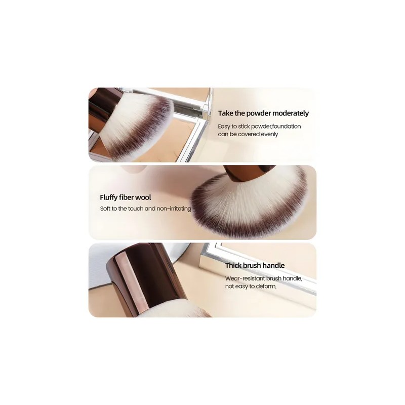 Set 7 Brochas Maquillaje Profesional Alto Nivel Color