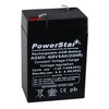 PowerStar 6V 5AH Replament for 6V 4AH (SBS640) Maintenance-Free Sealed(SLA)