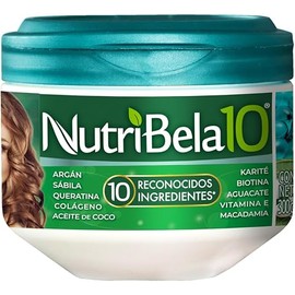 Nutribela 10 Tratamiento capilar Hidratación, 300g