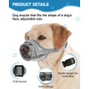 Dog Muzzle 2 Pack, Soft Mesh Breathable Muzzles for Small