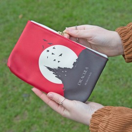 Well Read Dracula Book Themed Clutch Purse for Book Lovers - Ideal Literary Gifts for Book Club, Readers, Authors & Bookworms - Clutch Wallet for Women