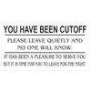 You Have Been Cut Off Bartender Message, Business Cards Pack