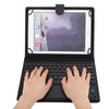 72‑hour Working Bluetooth Touchpad Keyboard with Protective Case for 9‑10.5in