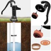 INREPRO Hand Well Pump, Antique Cast Iron Manual Pitcher Pump,