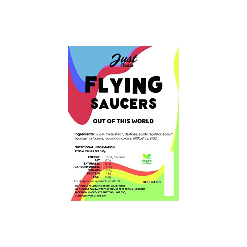 Just Treats Flying Saucers (100g Share Bag)
