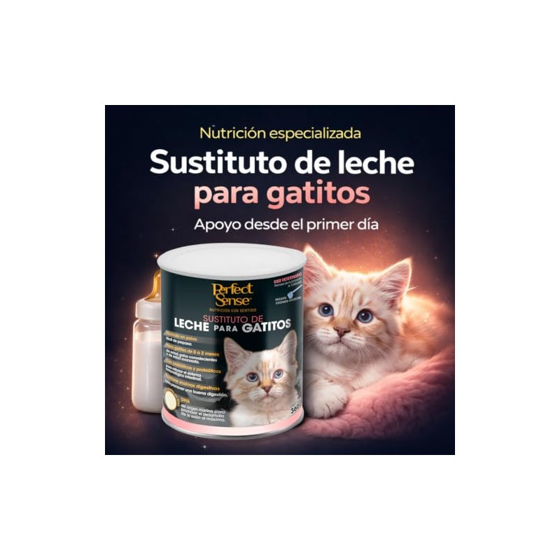 Perfect Sense Sustituto de Leche para Gatitos 360 g con